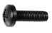 Number Plate Screws Black