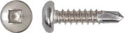 Tek Screws - Steel Pan Square Stainless 410