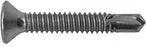 Tek Screws - Steel Countersunk Square Stainless 410