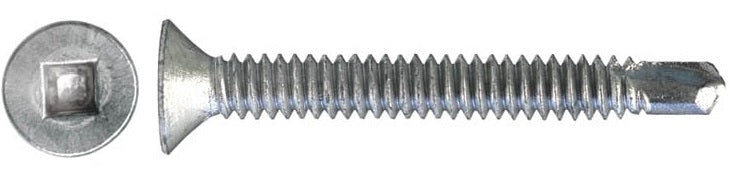 Tek Screws - Steel Countersunk Square Class 4