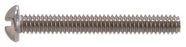 1/4 Machine Screw Round Slot Stainless 304